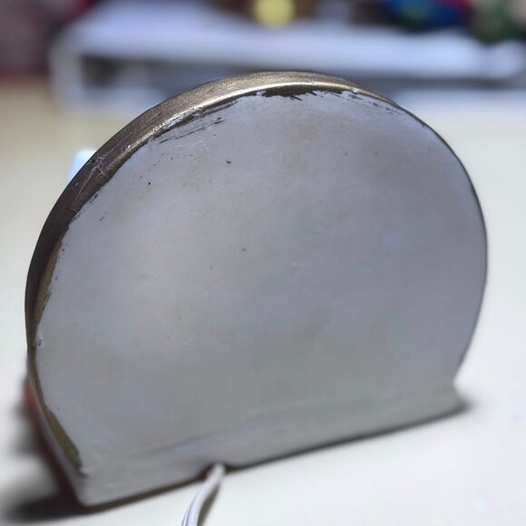 Handpainted Holiday Traditions Christmas Night Light 4 Inch Snowy Village Scene - Picture 5 of 9